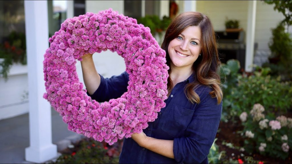 Garden Answer: DIY Pink Gomphrena Wreath! 💗🥰// Garden Answer DIY Pink Gomphrena Wreath! 💗🥰// Garden Answer