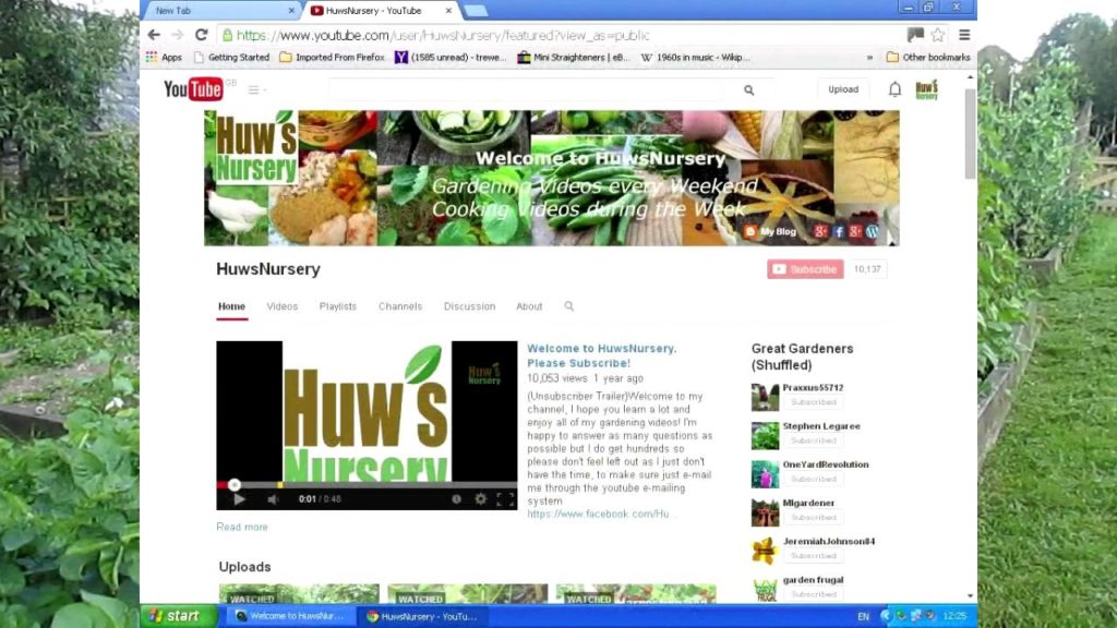 Huw Richards: Welcome to HuwsNursery Welcome to HuwsNursery