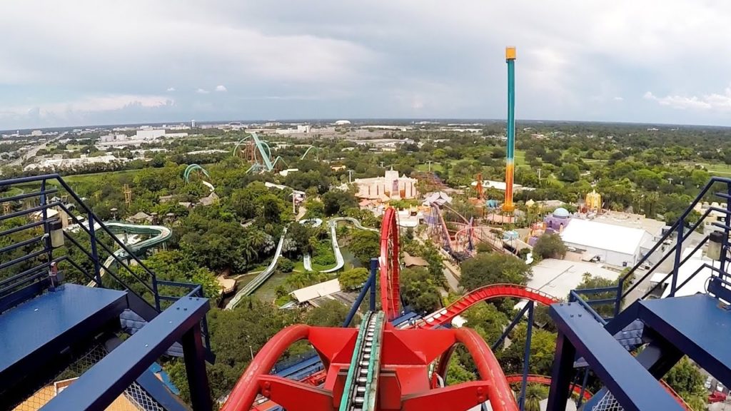 SheiKra Front Row POV Ride at Busch Gardens Tampa Bay on Roller Coaster Day 2016, Dive Coaster SheiKra Front Row POV Ride at Busch Gardens Tampa Bay on Roller Coaster Day 2016, Dive Coaster