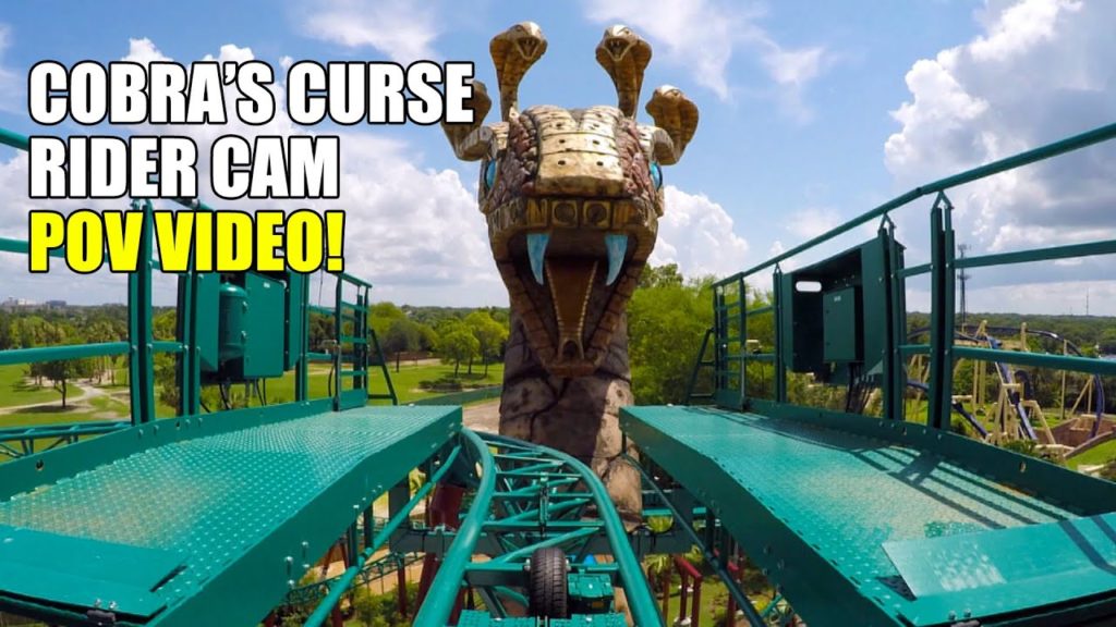 Cobras Curse Rider Cam POV Busch Gardens Tampa