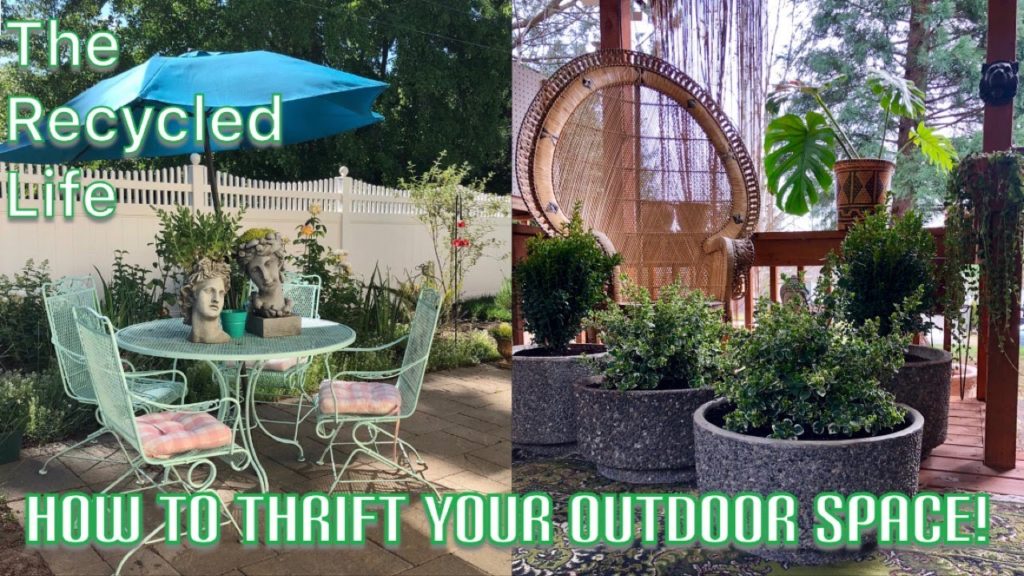 Thrifted Outdoor Garden Spaces! How To Make Thrifted Bohemian & Romantic Gardens On A Budget Thrifted Outdoor Garden Spaces! How To Make Thrifted Bohemian & Romantic Gardens On A Budget