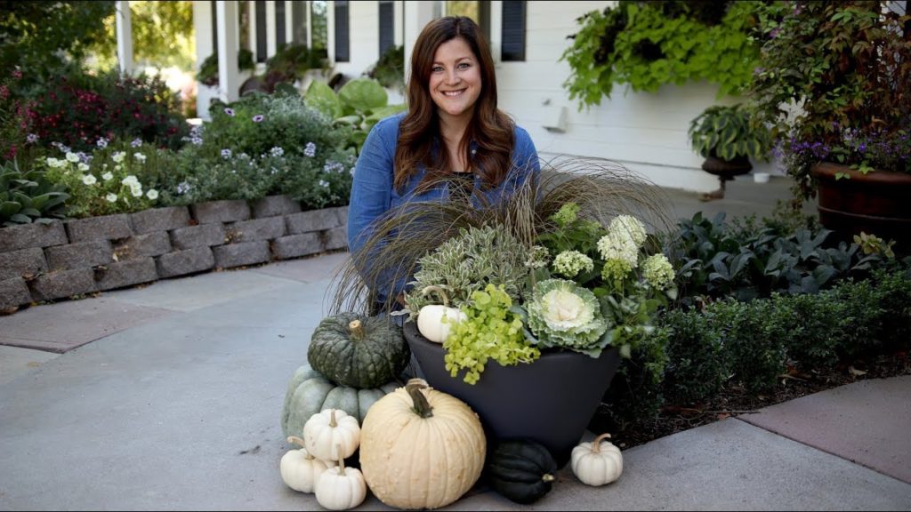 Fall Container Inspiration in Green & White 💚🍂🌿// Garden Answer