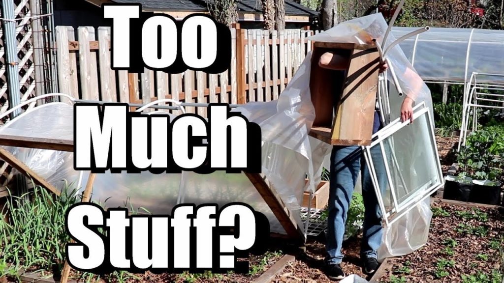 What do we do with all this stuff?  (Space Management in a Small Urban Garden)