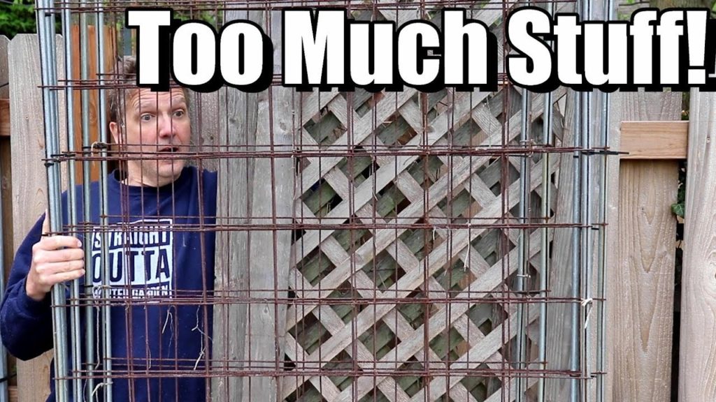 How We Store & Set Up TRELLISES (Space Management in a Small Urban Garden)