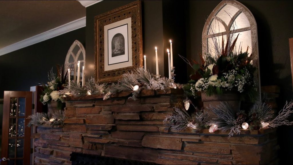 Decorating Our Mantel! 🎄🔥❄️ // Garden Answer