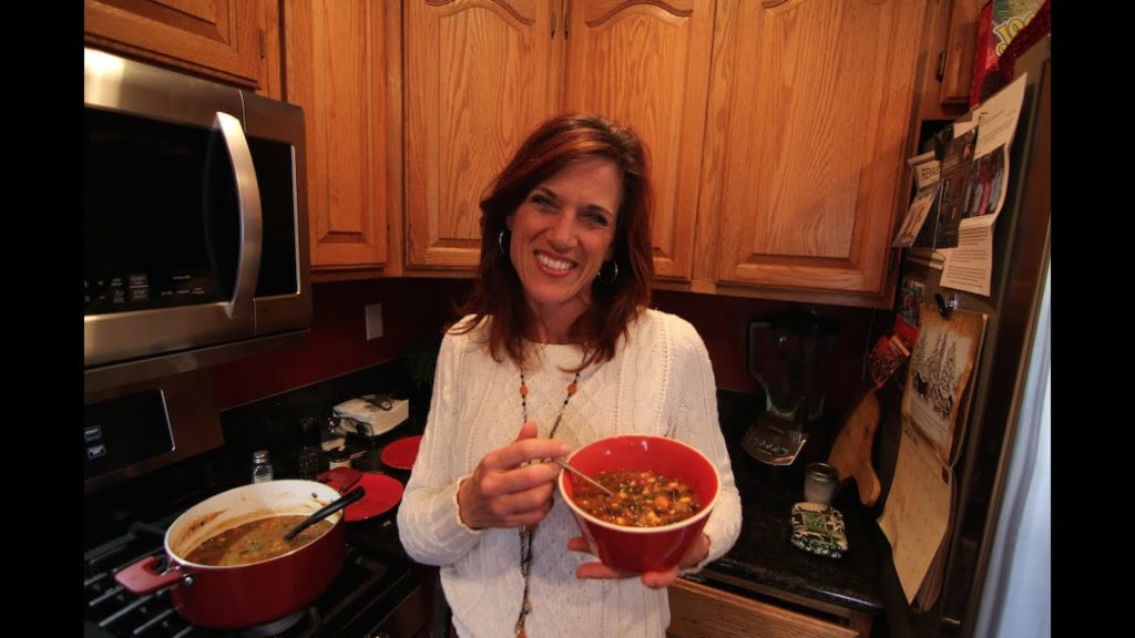 How to Make Black Bean Lentil Soup with Garden Fresh Ingredients