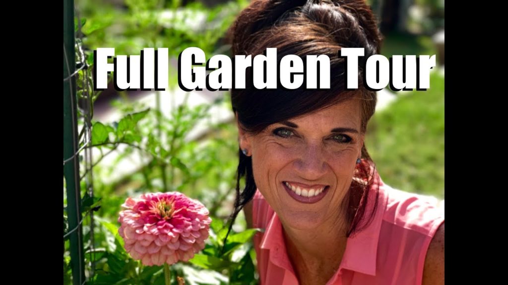 Full Summer Garden Tour with DRONE footage - July, 2017