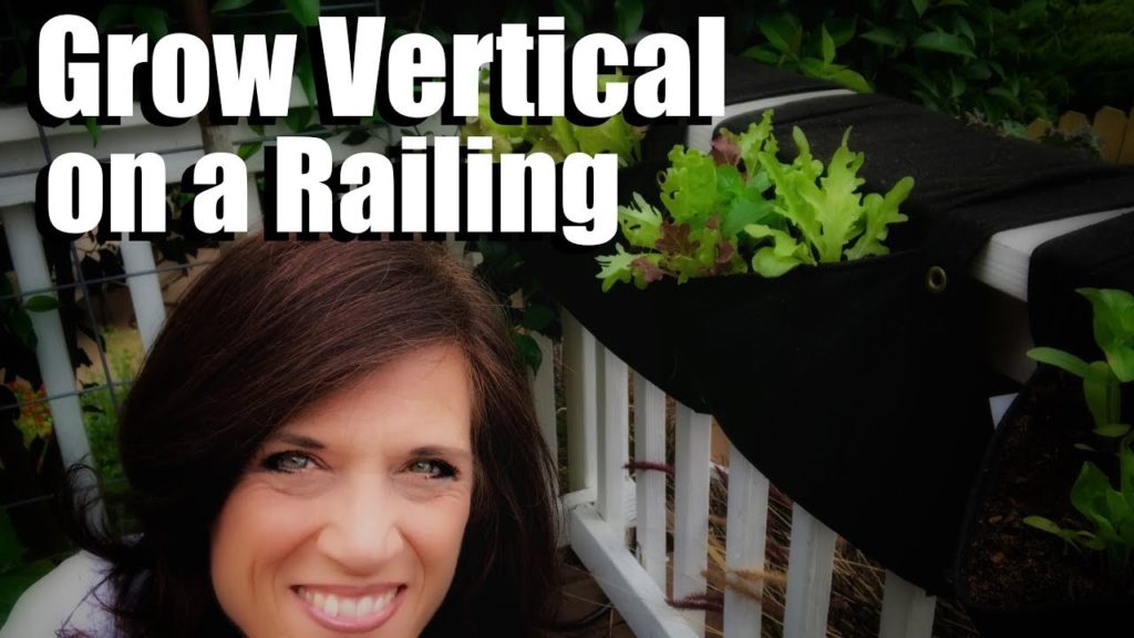 CaliKim: How to Garden Vertically on a Railing and in Stacked Containers // Small Space Garden Series #6 How to Garden Vertically on a Railing and in Stacked Containers // Small Space Garden Series #6