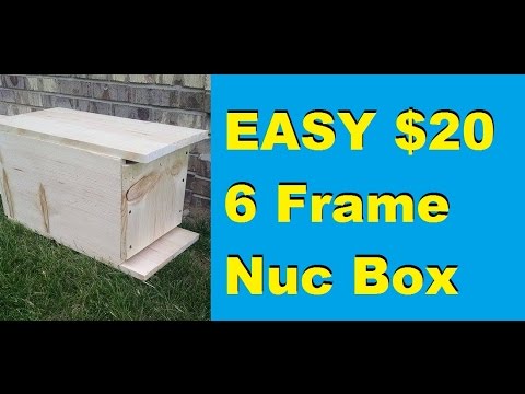 MIgardener: How to Make a Simple 6 Frame Nuc Box for $20 How to Make a Simple 6 Frame Nuc Box for $20