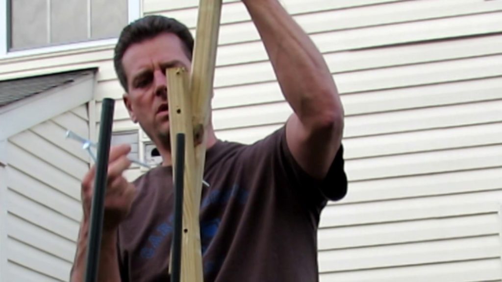 How to Build a 12-14 Foot Collapsible Pole For Hops, Cucumbers & Beans: Trellsing Examples DIY Ep-7