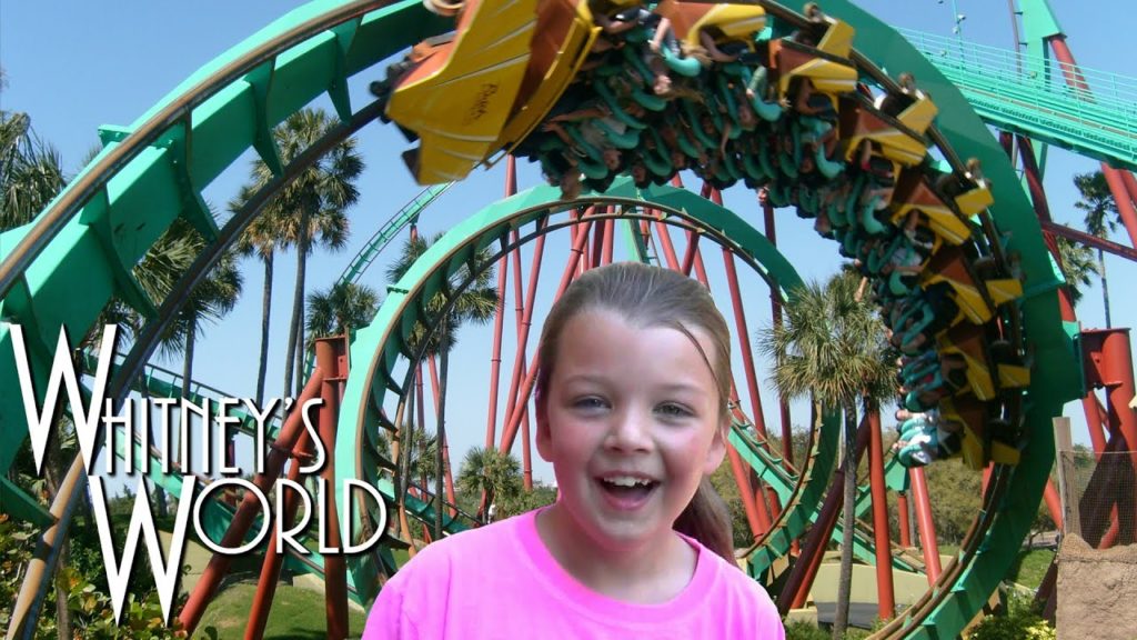 SCARY ROLLER COASTERS | Blakely and Whitney at Busch Gardens