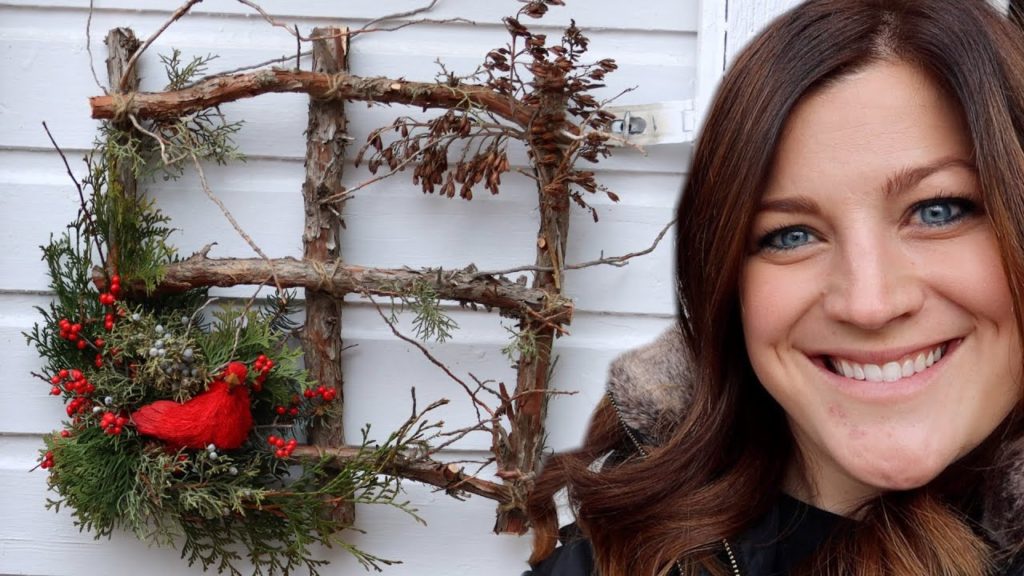 Garden Answer: This Square Wreath Cost Me About $4 to Make! 🥰🎄// Garden Answer This Square Wreath Cost Me About $4 to Make! 🥰🎄// Garden Answer