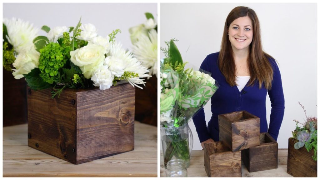 Garden Answer: DIY Wood Cube Planter DIY Wood Cube Planter