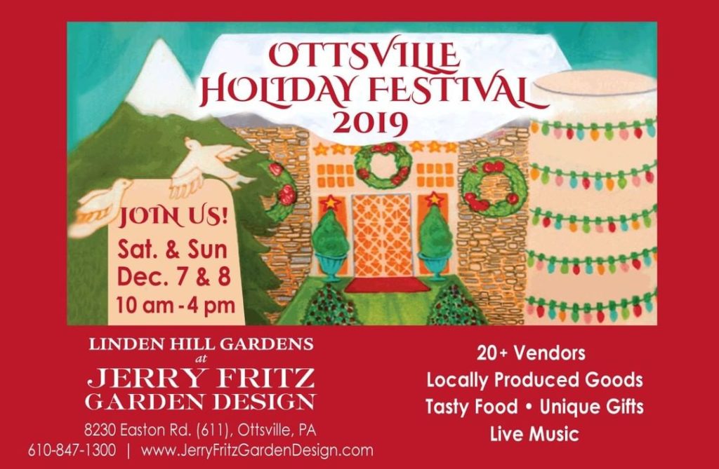 It's that time of year again! December 7 & 8 in Ottsville, PA at  Linden Hill Ga...