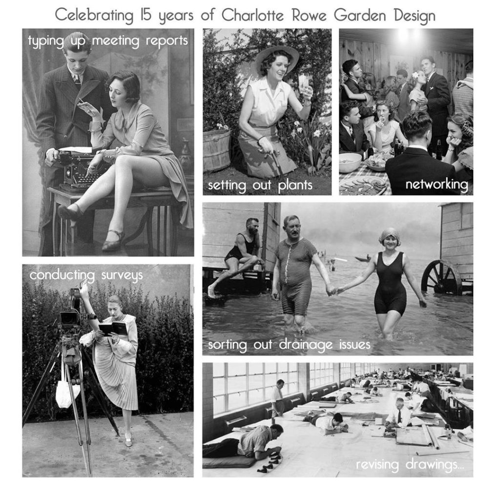 Wonderful card my team gave me mark our #15years #designing #gardens - love the ...