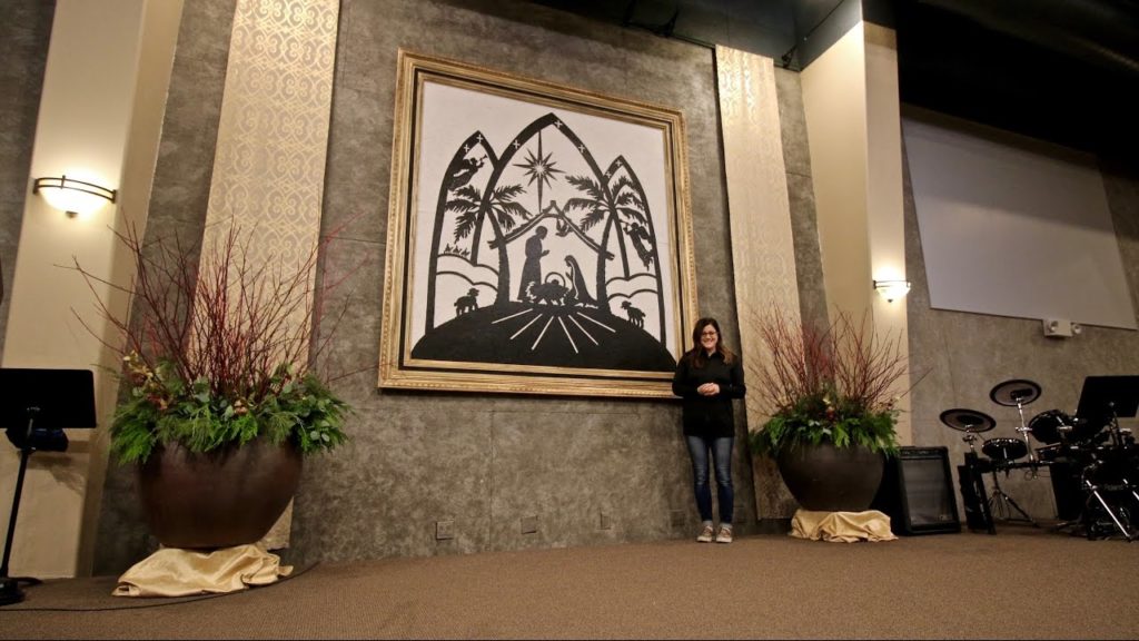 Making a Giant Nativity Backdrop // Garden Answer