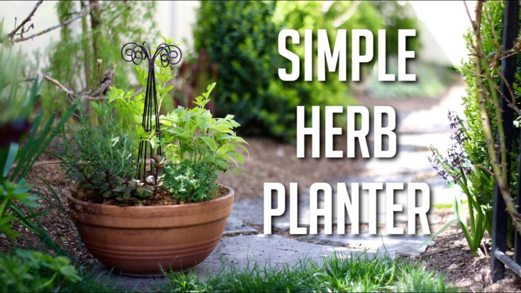 Simple Herb Planter