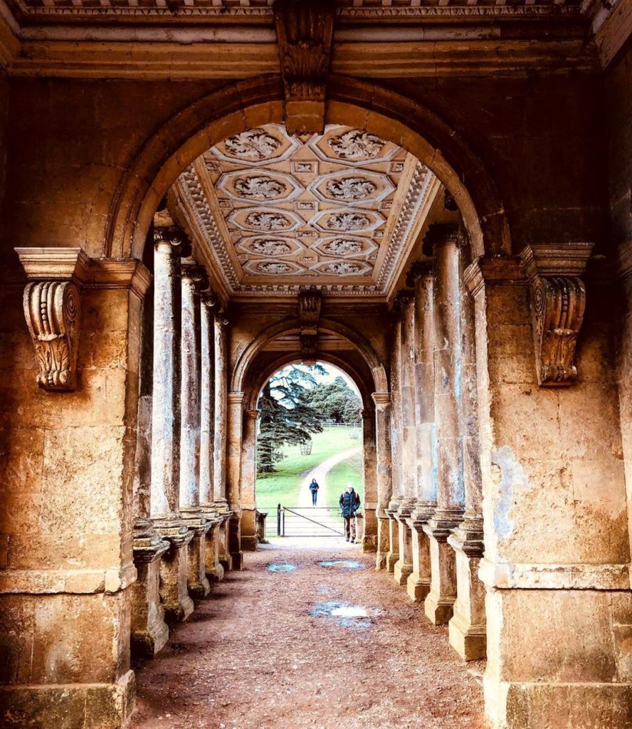 Windy weekend walk around the world famous eighteenth century landscape gardens....