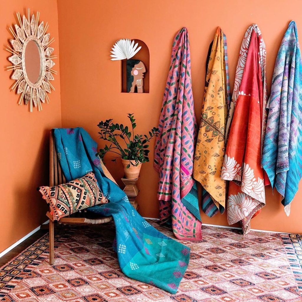 thejungalow: Tis the season to snuggle up and get cozy!  Our one-of-a-kind kantha quilts are … Tis the season to snuggle up and get cozy!  Our one-of-a-kind kantha quilts are ...