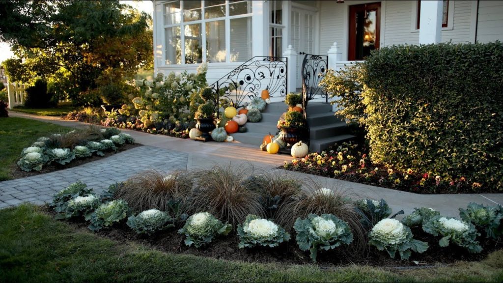 Planting Up Our Front Entrance For Fall! 🍂😊🌿// Garden Answer