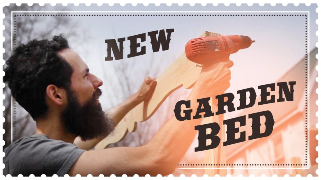 Building a New Raised Bed from Fence Boards in the Garden - Part1