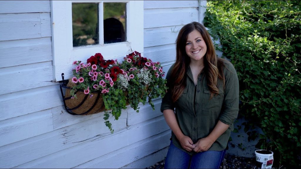 Planting our Potting Shed Window Basket 🌸🌺🌿// Garden Answer