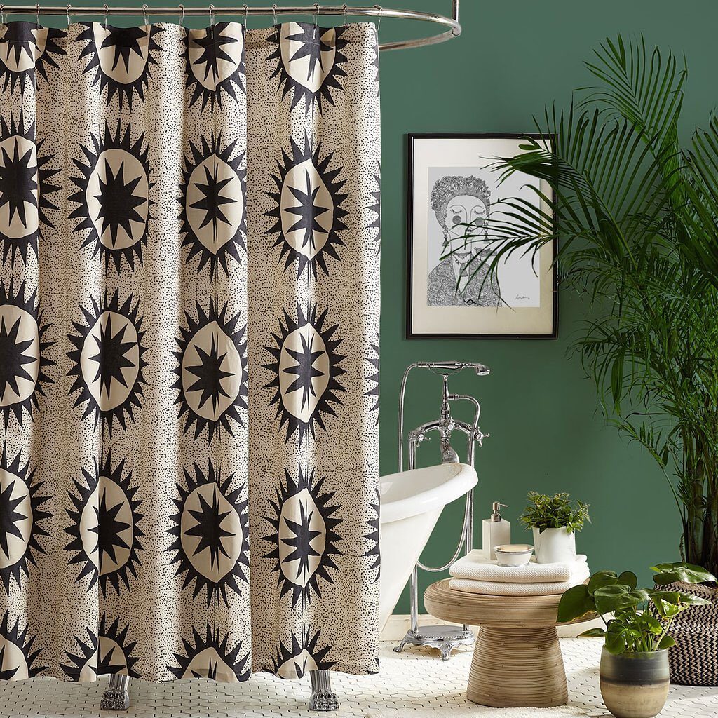 Our best selling Soleil Quilt is now a shower curtain Jungalistas! The sub medal...