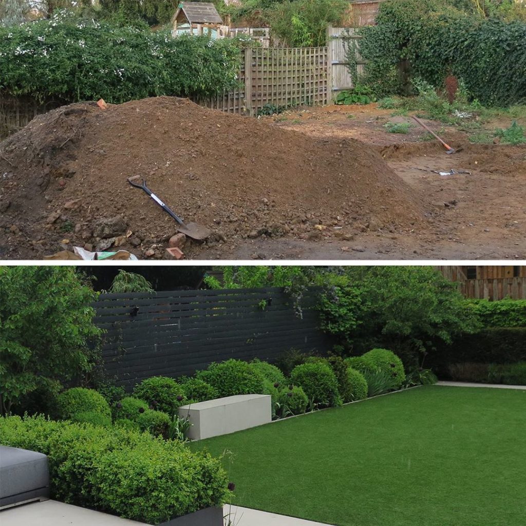 From a pile of earth to a #greenspace with #cloudplanting a #bench in #limestone...