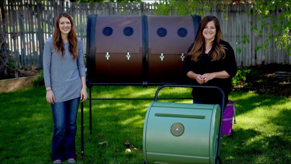 Mantis Compost Tumblers 🙌😃🌿// Garden Answer