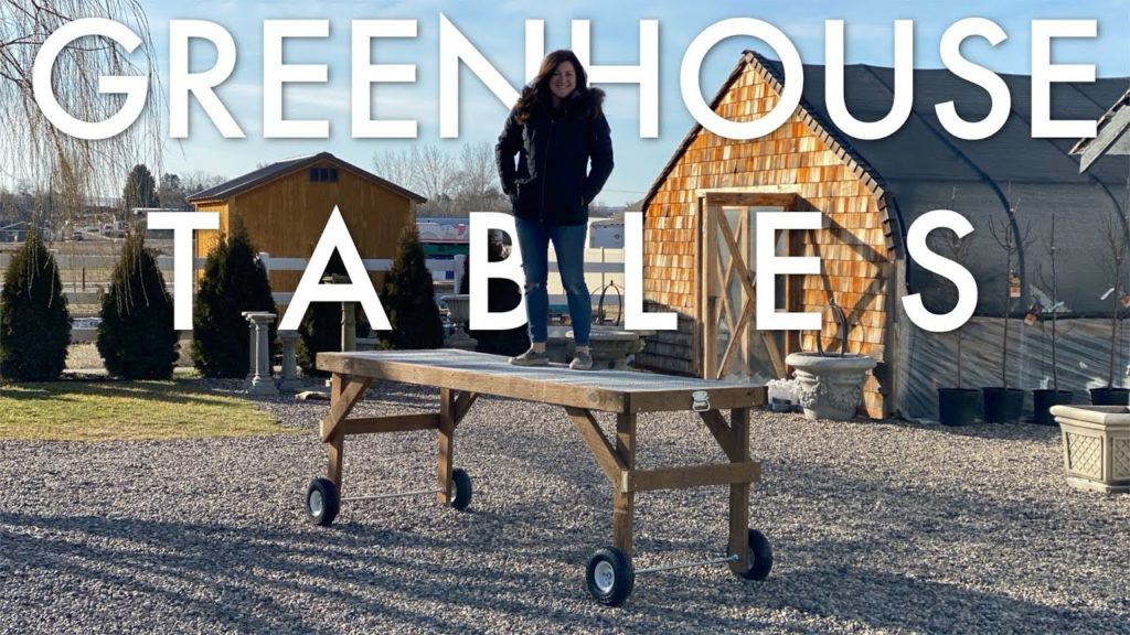 How We Build Our Greenhouse Tables! 🛠🌿💪// Garden Answer