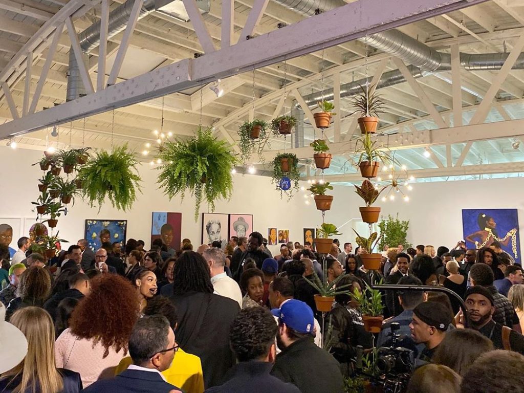 Last Thursday night’s 40 kit SkyPots installation at @artus_gallery  SkyPots han...