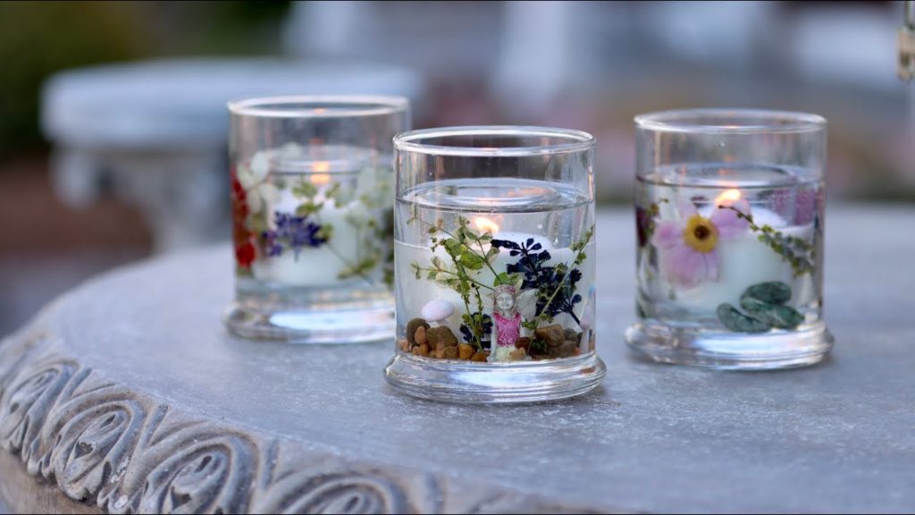 Garden Answer: DIY Dried Flower Resin Candles 🌿🕯 // Garden Answer DIY Dried Flower Resin Candles 🌿🕯 // Garden Answer