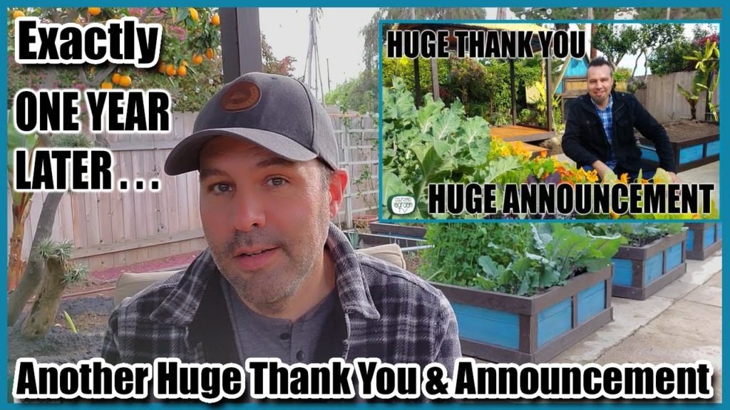 One Year Later - Another Huge Thank You and Announcement!