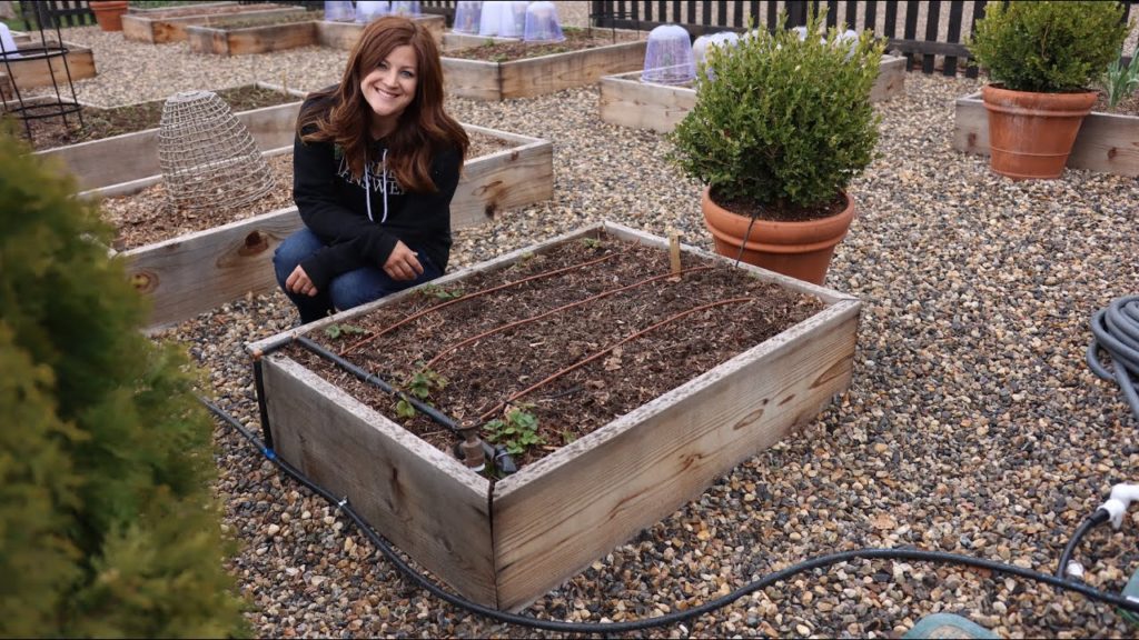 How to Install Drip Irrigation in Raised Beds! 💦🌿// Garden Answer
