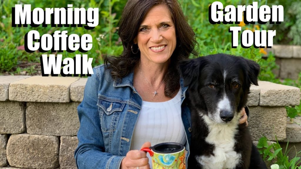 Morning Coffee Walk Garden Tour ☕️🍅🥬🌺