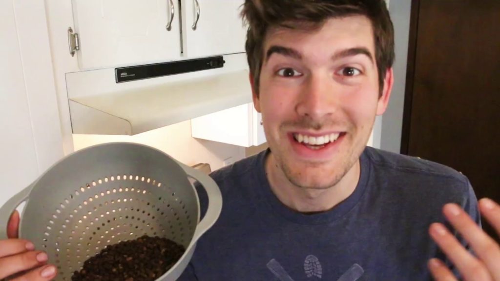 Roasting our Own Home Grown Coffee!