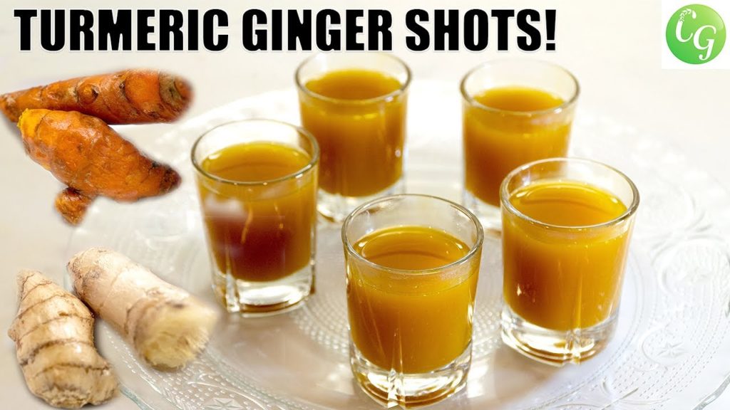 Turmeric Ginger Shots - Immunity Boosting Tea or Drink (Kashayam or Kadha)