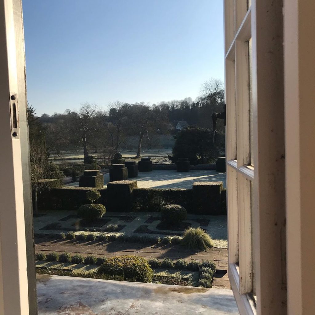 #viewfrommywindow #lightfrost @healegardens #croquetlawn #stayingsafe...