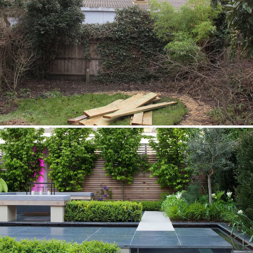 Thought I should post a #beforeandafter of a #garden just to show how any dull #...