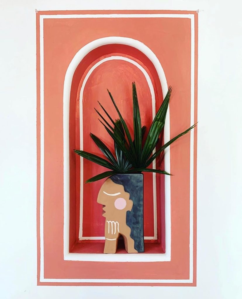 Up for a fun DIY? @justinablakeney created this sweet little niche in her casita...