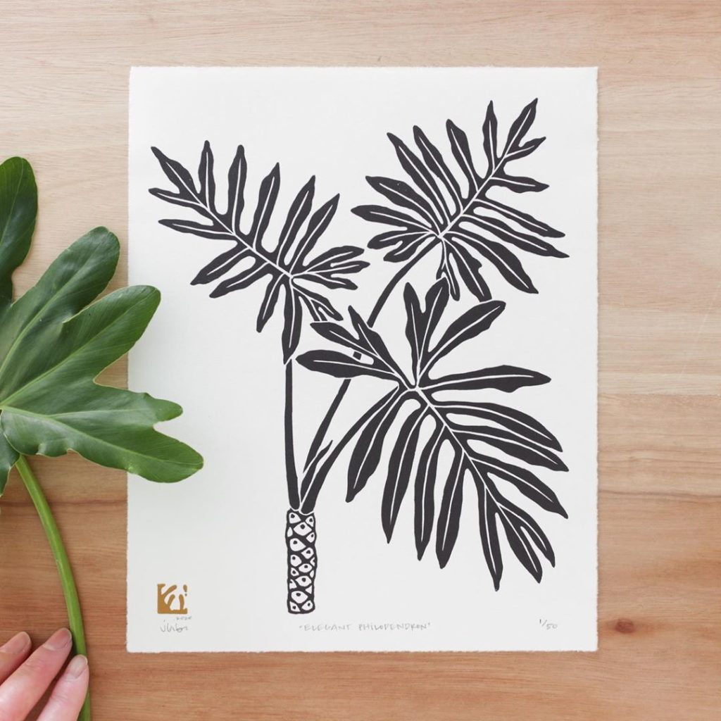 livingpattern: These new prints are now listed on my site! “Elegant Philodendron” – limited to … These new prints are now listed on my site! “Elegant Philodendron” - limited to ...