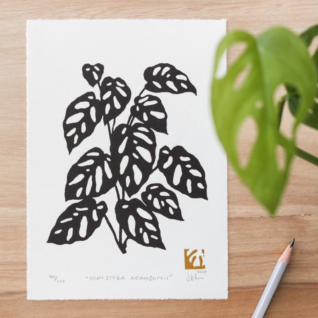 livingpattern: G I V E A W A Y
I have 5×7” Monstera adansonii block prints for THREE lucky wi… G I V E A W A Y
I have 5x7” Monstera adansonii block prints for THREE lucky wi...