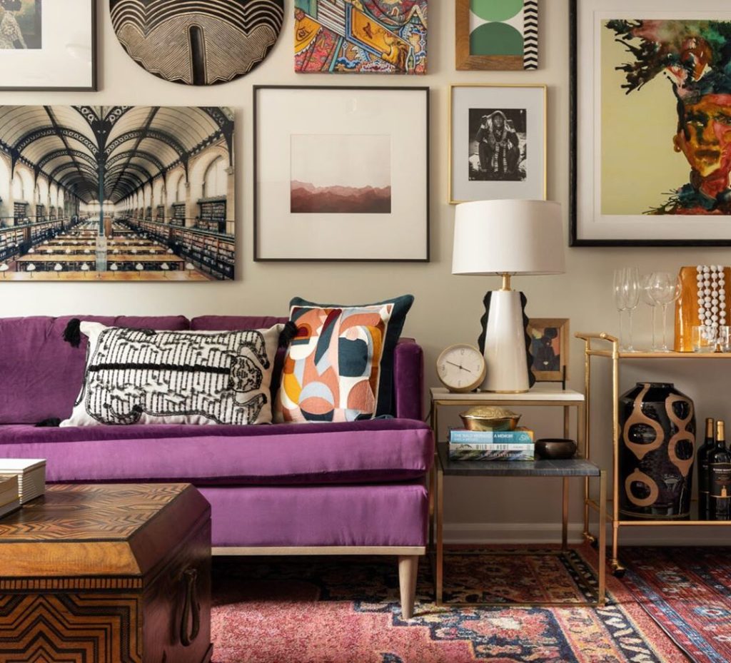 This space from @bethdianasmith is giving us ALL the FRIDAY FEELS. Hello purple ...