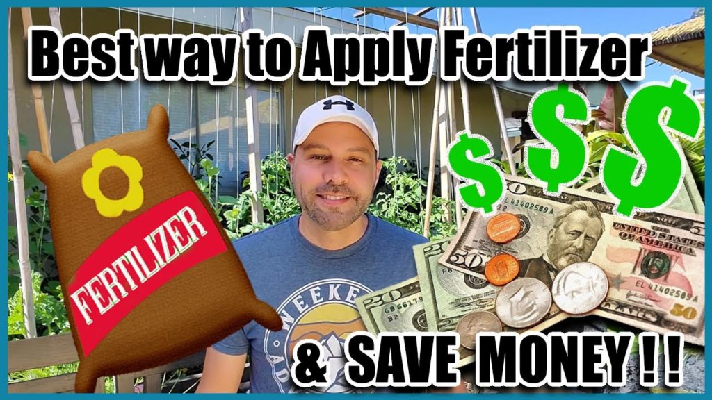 California Garden TV: The Right Way to Apply Fertilizer & Save Money! The Right Way to Apply Fertilizer & Save Money!
