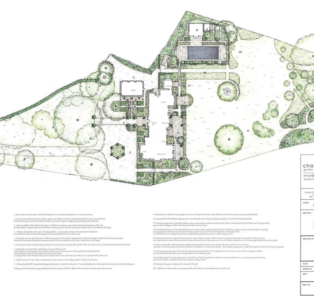 New #design just given the green light. Large #garden in the #surreyhills for a ...