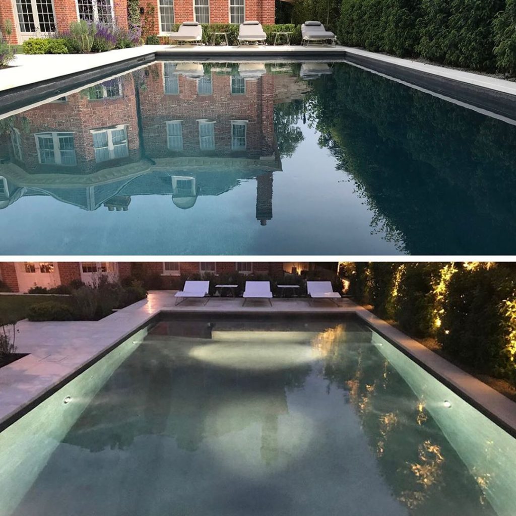 charlotterowegardens: #dayandnight #swimmingpools can look beautiful lit at night. Swipe to see a full… #dayandnight #swimmingpools can look beautiful lit at night. Swipe to see a full...