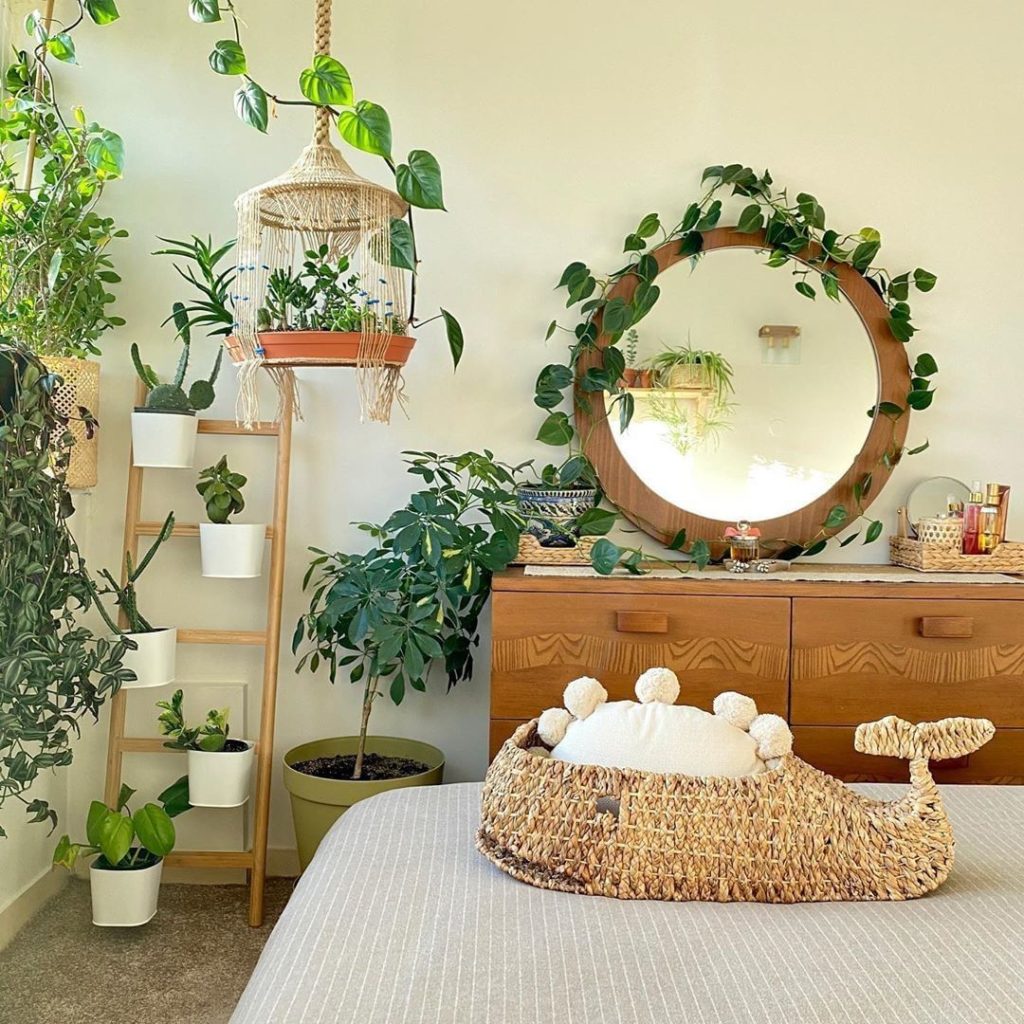 Planty mirrors are the best kind of mirrors  Photo and inspiration by @chummyhom...