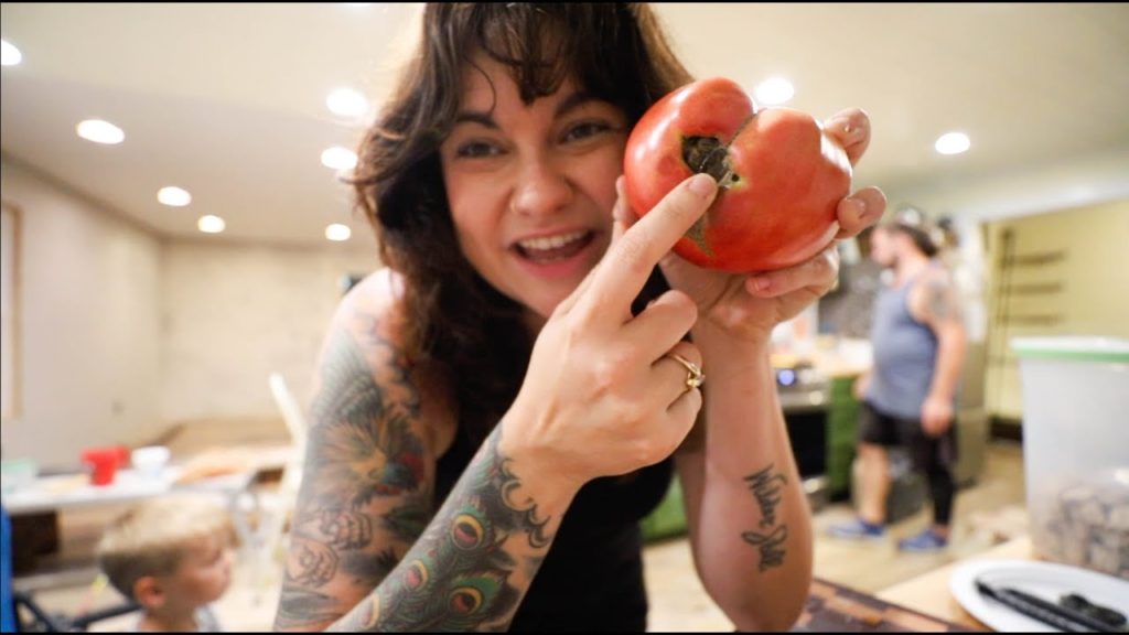 When the Garden goes WILD (and our first big tomato of 2020) | VLOG