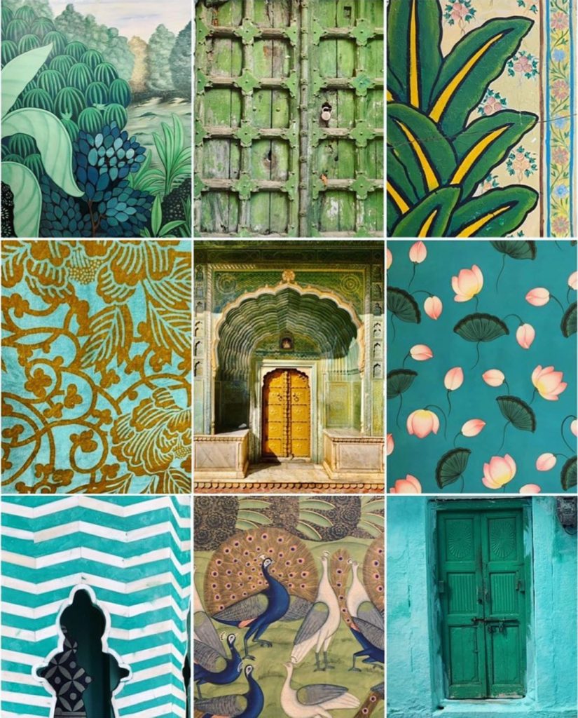 Sharing some inspiration in our favorite hues from @justinablakeney’s trip to In...