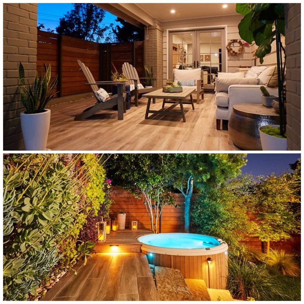 gardendesignmag: Where would you want to spend some time? The covered patio with cozy seating, or… Where would you want to spend some time? The covered patio with cozy seating, or...